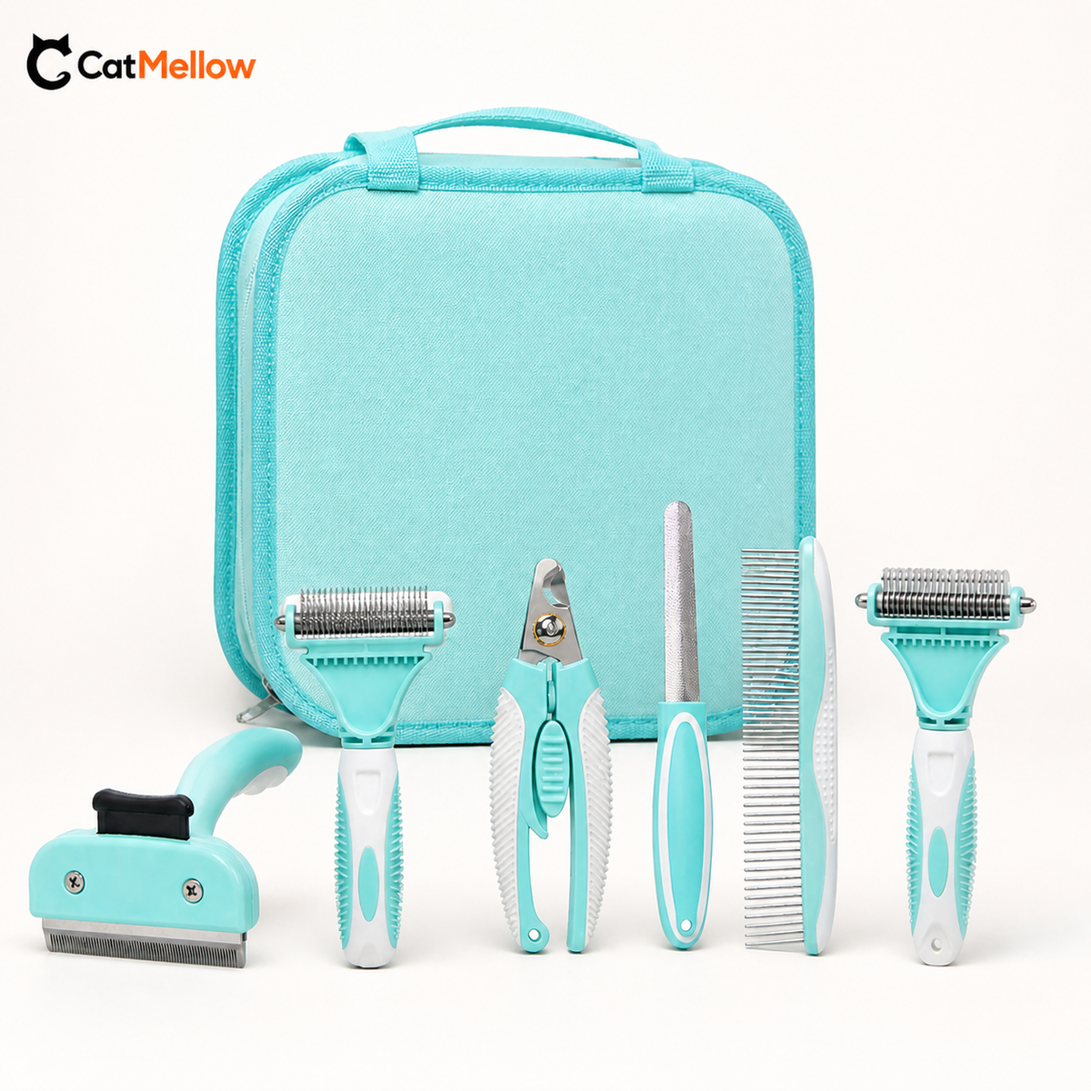 CatMellow aqua 6-piece grooming kit, SKU 92572