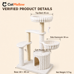 CatMellow Cloud Haven verified dimensions and net weight